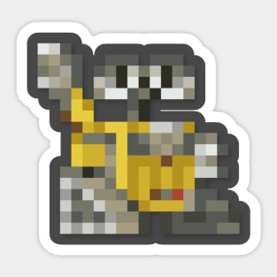 WALL-E low-res pixelart Sticker